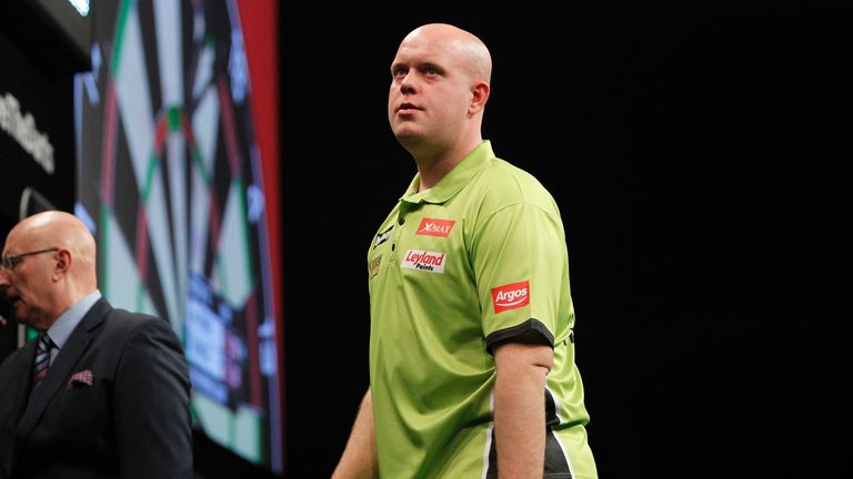 Michael van Gerwen held to a draw by Robert Thornton on night eight of