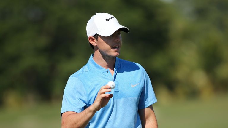 Rory McIlroy led by four on the front nine, but his all-round game failed to fire as he closed with a 74