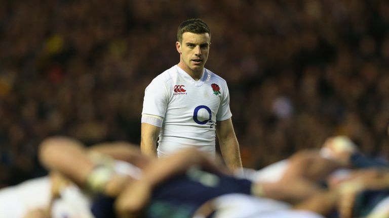 England fly-half George Ford seems to be under pressure