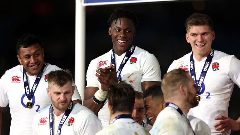 Pivotal players such as Maro Itoje and Owen Farrell (back middle and right) are not involved 