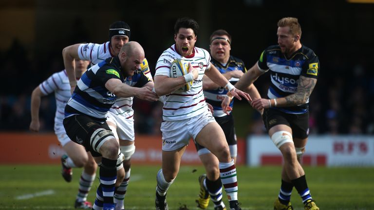 Sean Maitland looks to attack for London Irish