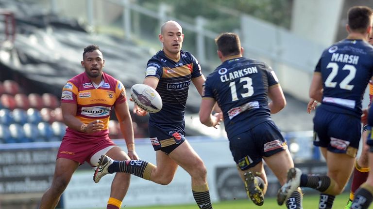 Terry Campese returned from injury for Hull KR but was forced from the field in the second half