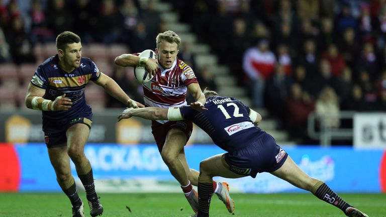 Lewis Tierney opened the scoring for Wigan at the DW Stadium 