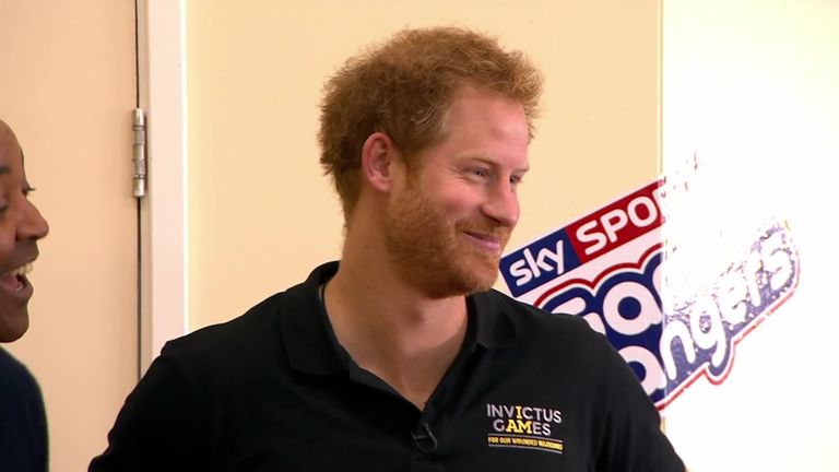 Sinha was recognised by Prince Harry when he presented her with medal after Mini London marathon