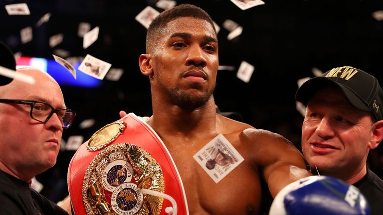 Anthony Joshua is another Briton on Wilder's radar