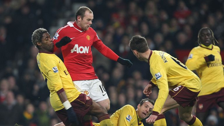 Arsenal v Manchester United was a milestone match
