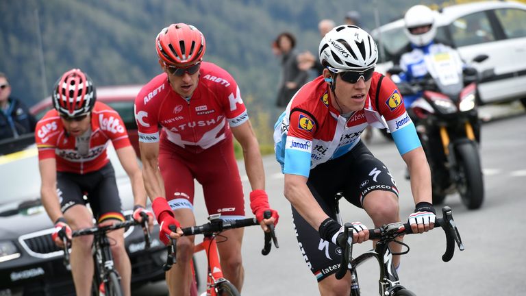 Bob Jungels (right) has been in good form so far this year