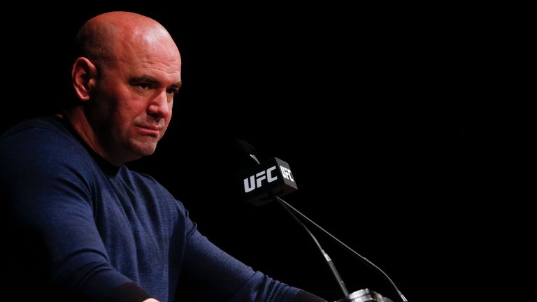 UFC president Dana White had to pull the fight from the card