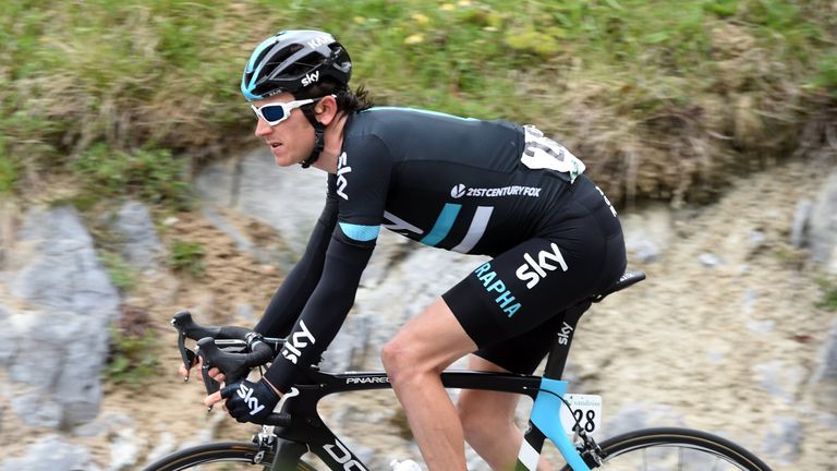 Geraint Thomas admitted his legs deserted him in Romandie