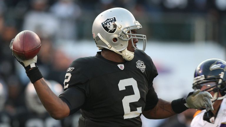JaMarcus Russell is considered one of the biggest every NFL Draft busts after being picked by the Oakland Raiders