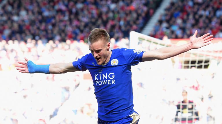 Jamie Vardy scored 24 Premier League goals for Leicester last season
