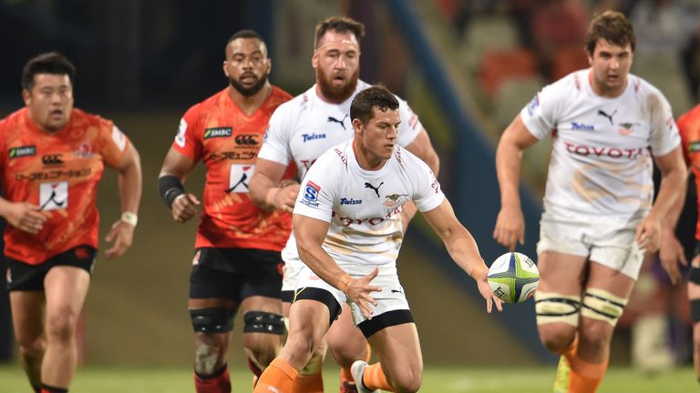 Cheetahs scrum-half Shaun Venter scored twice against the Sunwolves