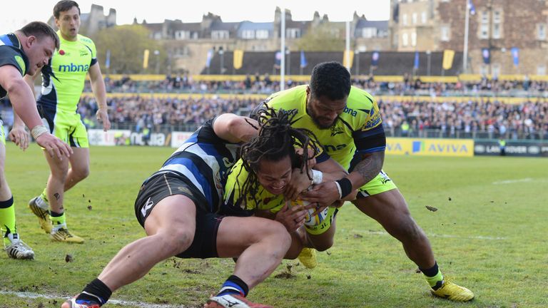 TJ Ioane touched down late on as Sale rallied to claim two losing bonus points