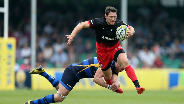 Full-back Alex Goode was in unstoppable form for Sarries