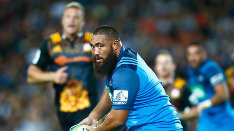Charlie Faumuina put in some crunching hits in defence