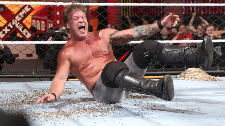 Chris Jericho was beaten by Dean Ambrose in an Asylum Match