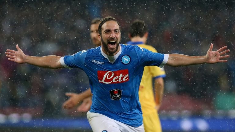 Higuain was top scorer in Serie A last season