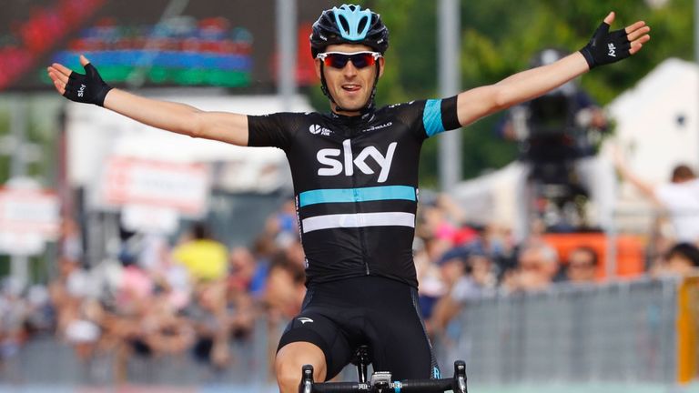Mikel Nieve won stage 13 out of the breakaway