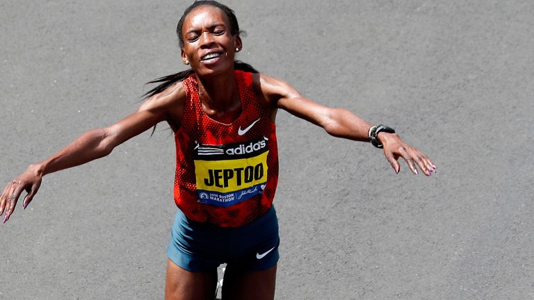 Rita Jeptoo banned from all athletics competition until October 2018