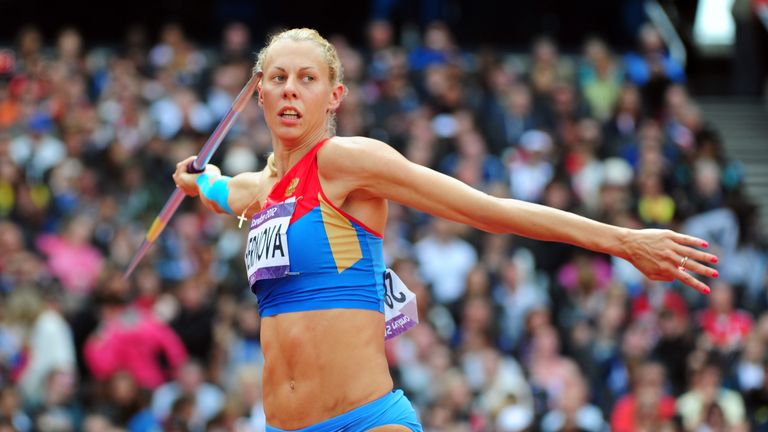 Tatyana Chernova in action during the London Olympics