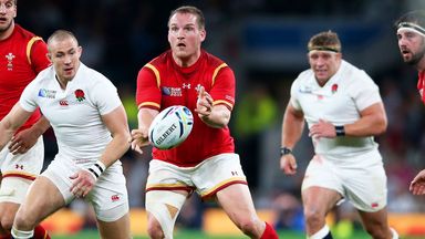 Gethin Jenkins (C) will skipper his country for the seventh time