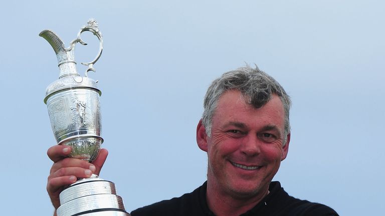 Darren Clarke dedicated the Claret Jug to his late wife Heather and two sons after his win at Sandwich in the 2011 Open