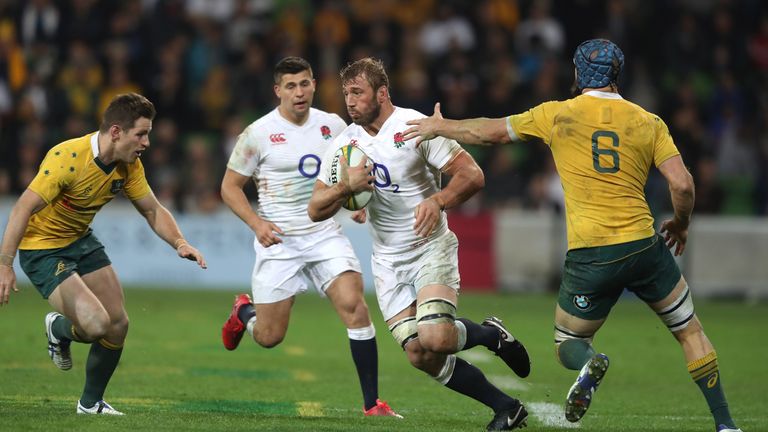 Chris Robshaw of England will play a key role against South Africa
