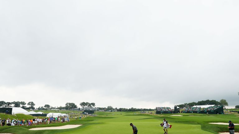 The greens at Oakmont were lightning quick over the weekend, leading to slower play