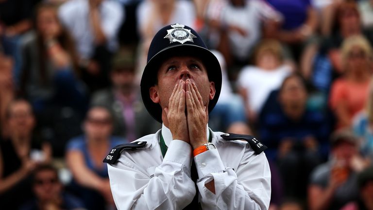 The drama on Henman Hill was palpable