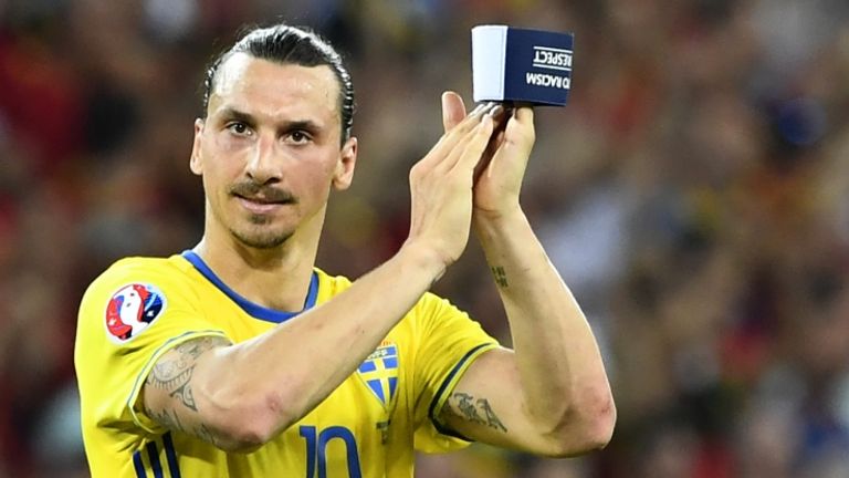 Zlatan Ibrahimovic retired from Sweden duty after his country's elimination