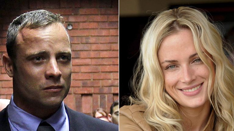 Pistorius and Reeva Steencamp