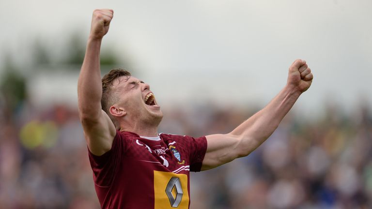 Ger Egan of Westmeath celebrates his side's victory