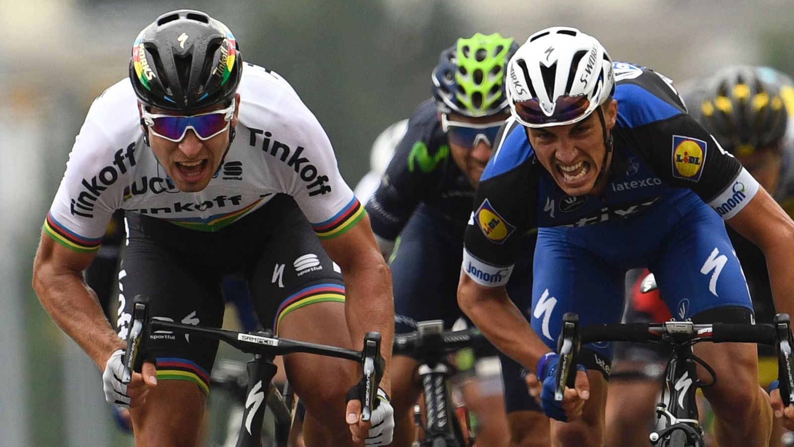 Tour de France stage five Peter Sagan and Julian Alaphilippe