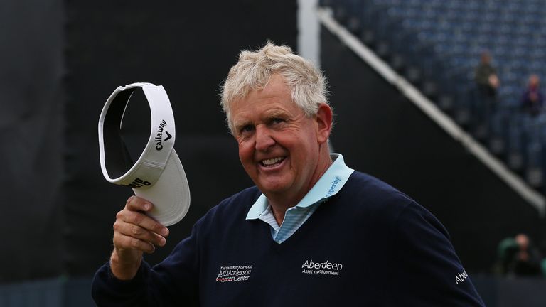Colin Montgomerie twice led The Open - sort of!