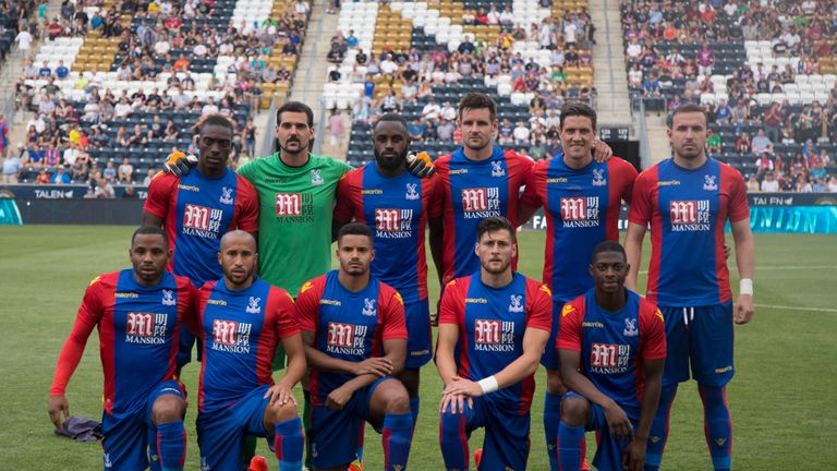 Crystal Palace debut their 2016/17 home kit against Philadelphia Union during a pre-season fixture
