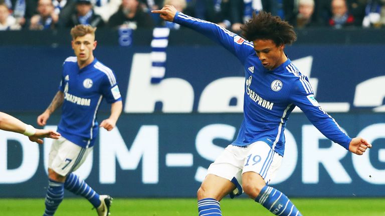 Sane completed a £37m transfer from Schalke on Tuesday