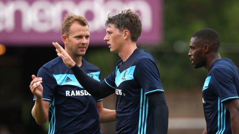 Adam Reach (centre) has moved to Hillsborough
