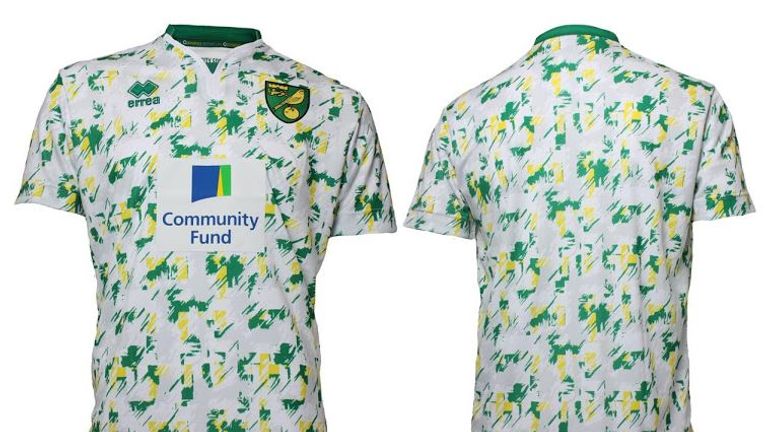 The kit is inspired by Norwich's 1992-94 strip