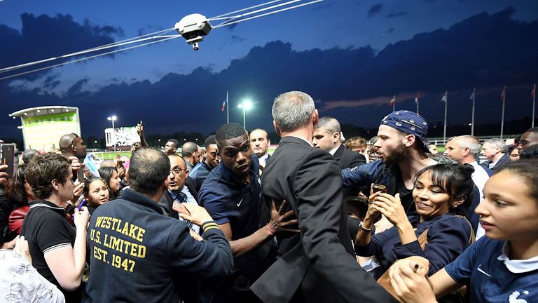Pogba is constantly the focus of media attention in France