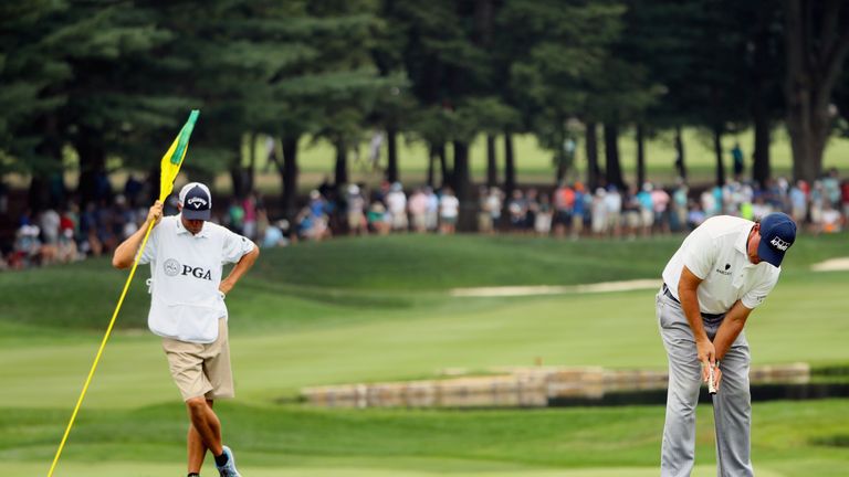 Mickelson has been happy with his putting this year