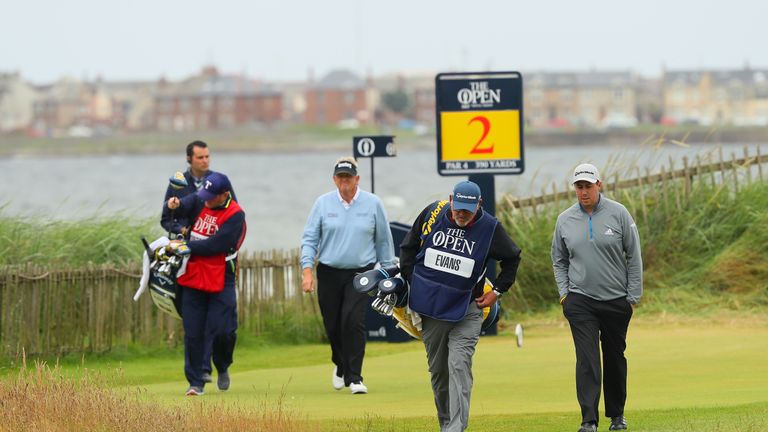 Ryan Evans enjoyed his round with Troon favourite Monty