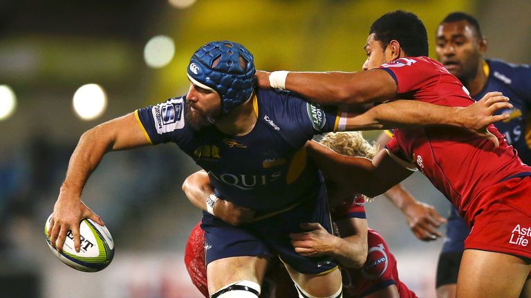 Leinster-bound Scott Fardy has been left out of the Brumbies' match-day squad