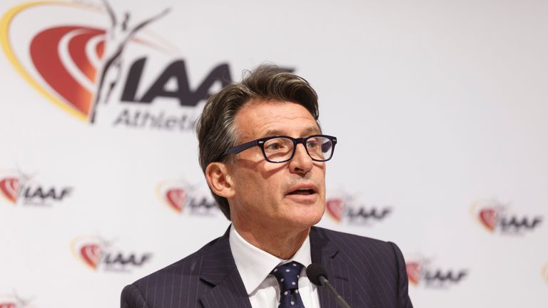 IAAF president Sebastian Coe expects athletics to continue a stringent testing policy