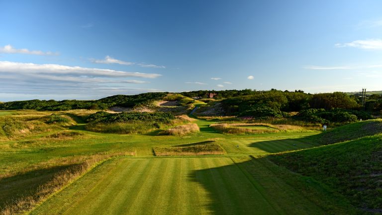 The tee-shot on the 10th at Royal Troon is completely blind and not for the faint-hearted