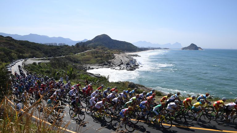 The race took place on a picturesque course in and around Rio