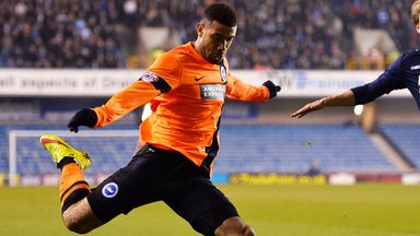 Image of New Ipswich signing Leon Best in action for Brighton during a loan spell