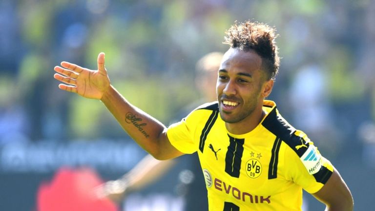 Pierre-Emerick Aubameyang scored twice in Borussia Dortmund's win