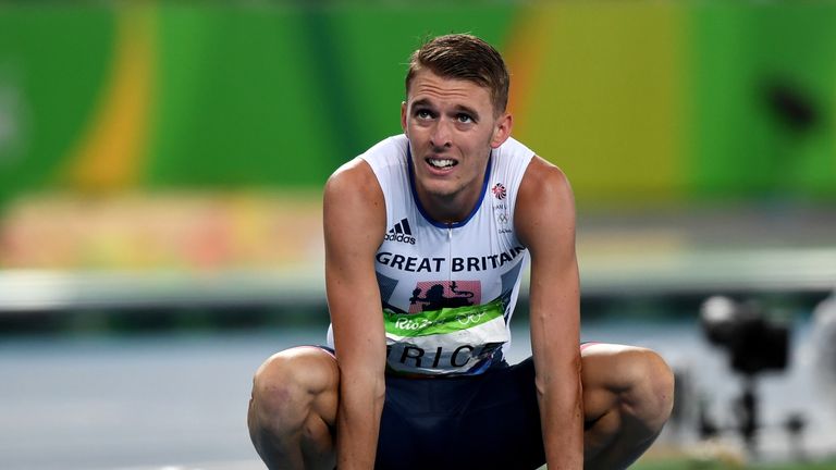 Charlie Grice faded into 12th in the 1,500m final