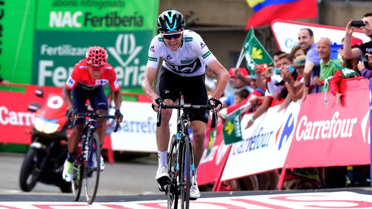 Froome produced his best performance of the race so far