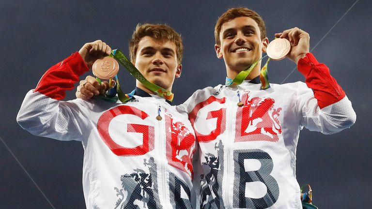 Daniel Goodfellow and Tom Daley won bronze